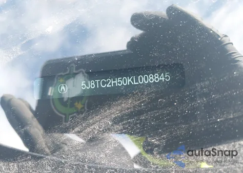 2019 Acura Rdx Technology Package z USA, uszkodzony, nr VIN 5J8TC2H50KL008845